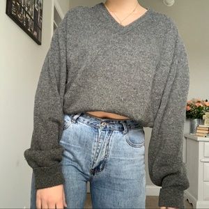Oversized wool sweater
